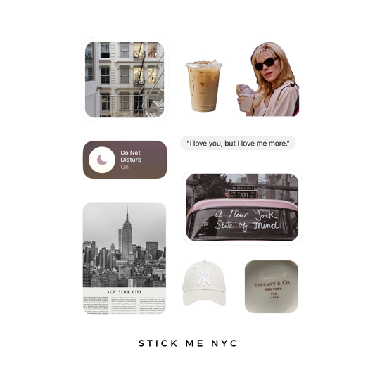 3D Stickers | Iced Latte