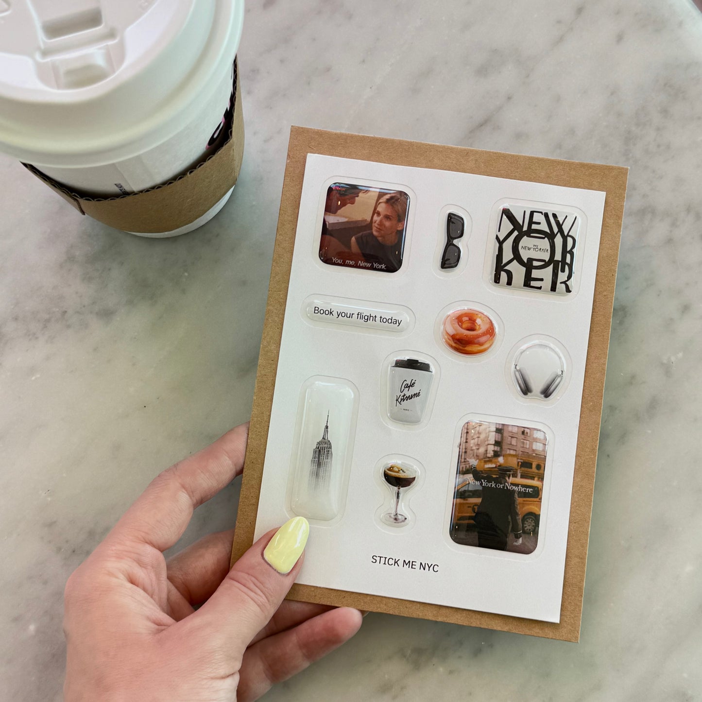 3D Stickers | Espresso