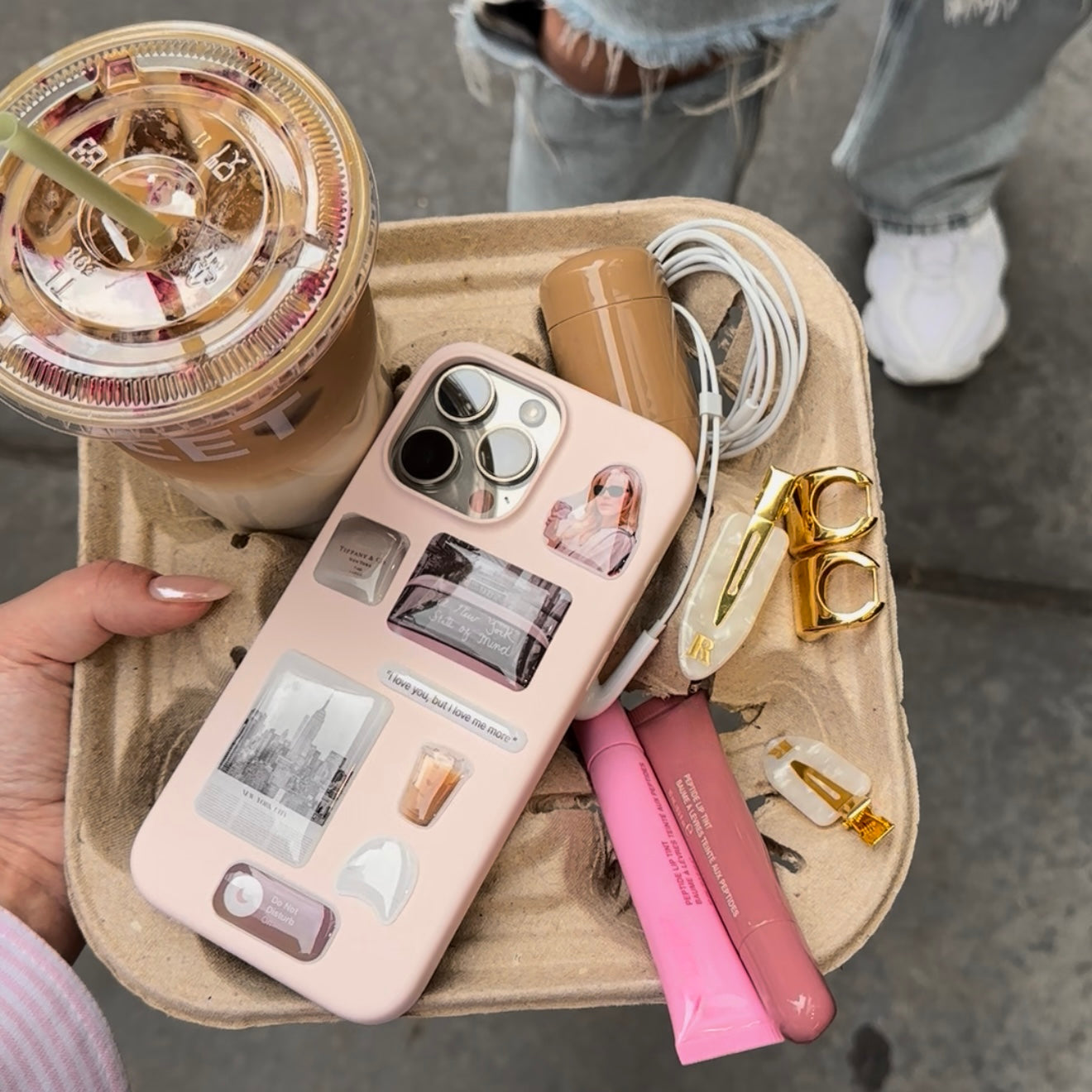 3D Stickers | Iced Latte